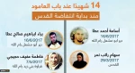 Info-graphics: 14 martyrs at Bab al-Amoud gate 2