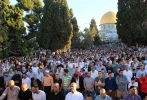 برگزاری باشکوه نماز عیدفطر با حضور 90 هزار فلسطینی در مسجدالاقصی 5