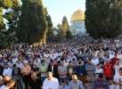 برگزاری باشکوه نماز عیدفطر با حضور 90 هزار فلسطینی در مسجدالاقصی 7