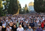 برگزاری باشکوه نماز عیدفطر با حضور 90 هزار فلسطینی در مسجدالاقصی 8
