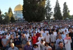 برگزاری باشکوه نماز عیدفطر با حضور 90 هزار فلسطینی در مسجدالاقصی 13