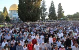برگزاری باشکوه نماز عیدفطر با حضور 90 هزار فلسطینی در مسجدالاقصی 15