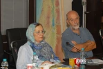لقاء عدد من أساتذة الجامعات اليونانية بالأمينة العامة لجمعية الدفاع عن الشعب الفلسطيني
 7