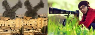 همراه با تصاویر/

ابتکار جالب عکاس خوض ذوق فلسطینی/ جوان فلسطینی از زیر آوارها تا مراسم عروسی
 2