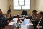 لقاء يجمع كريمة الامام الخميني(رض) باعضاء الهيئة التنفيذية لمكتب جمعية الدفاع عن الشعب الفلسطيني في اذربيجان  2