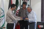 لقاء يجمع كريمة الامام الخميني(رض) باعضاء الهيئة التنفيذية لمكتب جمعية الدفاع عن الشعب الفلسطيني في اذربيجان  6