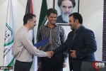 لقاء يجمع كريمة الامام الخميني(رض) باعضاء الهيئة التنفيذية لمكتب جمعية الدفاع عن الشعب الفلسطيني في اذربيجان  10