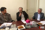 لقاء يجمع كريمة الامام الخميني(رض) باعضاء الهيئة التنفيذية لمكتب جمعية الدفاع عن الشعب الفلسطيني في اذربيجان  15
