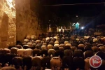 نماز صبح فلسطینی‌ها خارج مسجدالاقصی  2