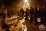 نماز صبح فلسطینی‌ها خارج مسجدالاقصی  10