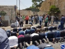 نمازگزاران فلسطینی در چهارمین روز ممنوعیت ورود به مسجد الاقصی 7