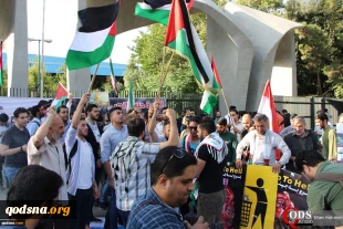 Iranian students stage rally in support of Aqsa mosque| 4
