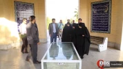دیدار دختر امام(ره) با همسران شهدای مدافع حرم و نثار شاخه های گل بر سر مزار شهدای اصفهان (۱)
 15
