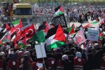 تجمع همبستگی با مسجد الاقصی در میدان ینی کاپی استانبول 6