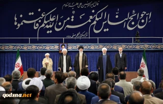 رهبر انقلاب اسلامی با تنفیذ رأی ملت، حجت‌الاسلام روحانی را به ریاست جمهوری منصوب کردند؛

لزوم همت به استقرار عدالت، جانبداری از محرومان و تقویت وحدت ملی