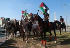 تجمع سوارکاران در غزه در حمایت از مسجدالاقصی 9