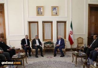 دیدار ظریف با هیئت حماس