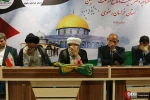 افتتاح  دفتر جمعیت دفاع از ملت فلسطین  در  مشهدالرضا 26