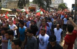 راهپیمایی مردم و رهبران فلسطینی درسالگرد شهادت «ابوعلی مصطفی»
 15