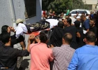 Funeral procession for latest martyr of anti-occupation intifada 15