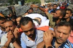 Funeral procession for latest martyr of anti-occupation intifada 12