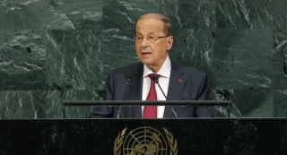 في كلمته أمام الجمعية العامة للأمم المتحدة؛

ميشل عون: لن نسمح بالتوطين والمجتمع الدولي عجز عن ردع "إسرائيل"