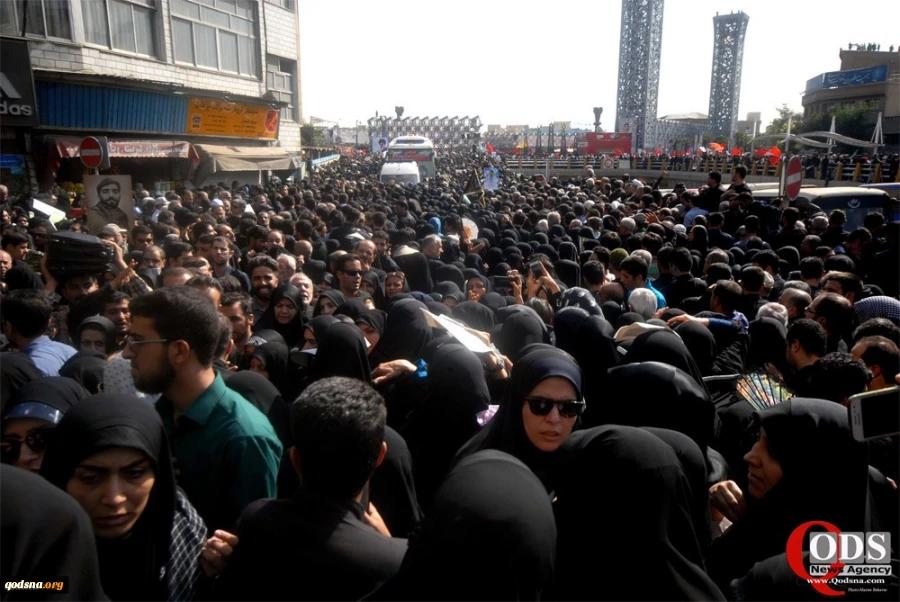 مراسم تشييع الشهيد حججي في طهران 6