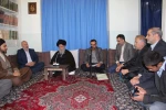 دیدار اعضای اتحادیه بین المللی نوجوانان وجوانان مخالف اشغالگری با آیت الله علوی گرگانی 2