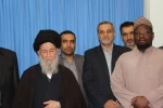 دیدار اعضای اتحادیه بین المللی نوجوانان وجوانان مخالف اشغالگری با آیت الله علوی گرگانی 3