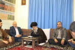 آية الله علوي الجرجاني يستقبل ممثلي الاتحاد العالمي لليافعين والشباب المناهض للاحتلال 7