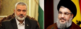 خلال اتصال هاتفي؛

أمين عامّ حزب الله بحث آخر التطورات الأخيرة مع اسماعيل هنية