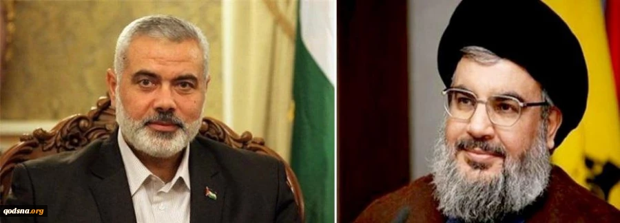 خلال اتصال هاتفي؛

أمين عامّ حزب الله بحث آخر التطورات الأخيرة مع اسماعيل هنية
 2
