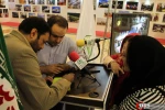 حضور و شعر خوانی شاعران پریسکه سرا در غرفه خبرگزاری قدس در نمایشگاه مطبوعات 12