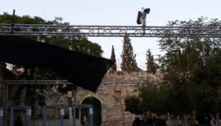 الاحتلال يركب كاميرات جديدة على مداخل المسجد الأقصى