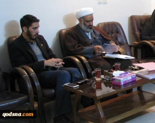 بازدید رییس دفتر تبلیغات اسلامی اصفهان از دفتر جمعیت دفاع از ملت فلسطین این استان 2
