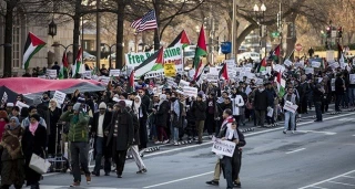 Massive demonstration in Washington against Trump's Jerusalem decision