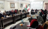 وفد جامعي سوري يلتقي بكريمة الامام الخميني(رض) ويزور وكالة قدسنا 7