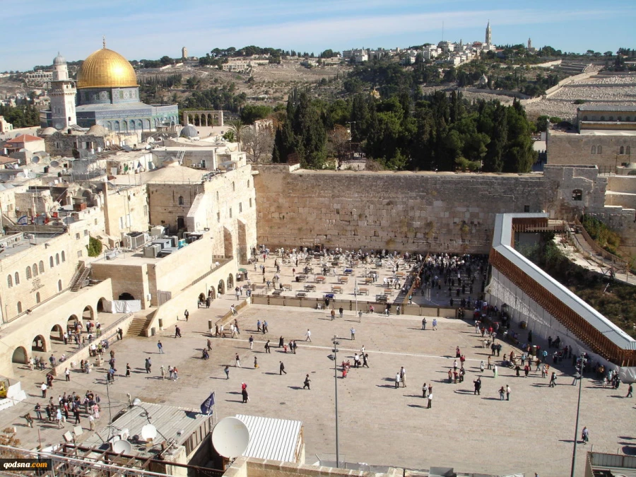 إضراب بالقدس احتجاجا على زيارة بنس لساحة البراق 2