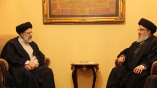 Sayyed Nasrallah receives custodian Imam Reza holy shrine "Sayyed Al Raeisi"
