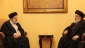Sayyed Nasrallah receives custodian Imam Reza holy shrine 