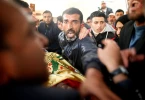 تشییع پیکر کشاورز شهید فلسطینی در خانیونس 13