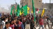 تشییع پیکر کشاورز شهید فلسطینی در خانیونس 14
