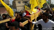 تشییع پیکر کشاورز شهید فلسطینی در خانیونس 15