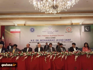 ظریف در جمع تجارپاکستانی:ایران مفتخراست اولین کشور بود که پاکستان را برسمیت شناخت