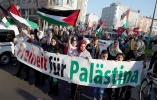 راهپیمایی در برلین و نیویورک در حمایت از فلسطین 9
