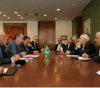 دیدار ظریف با وزیر خارجه برزیل
 2