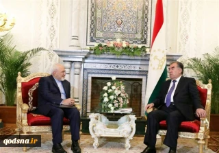 دیدار ظریف با رئیس جمهور تاجیکستان