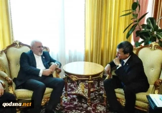 دیدار ظریف با همتای ترکمنستانی