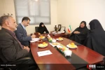 كريمة الإمام الخميني(رض) تستقبل مندوبة الحركة الاسلامية في نيجيريا 2