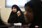 كريمة الإمام الخميني(رض) تستقبل مندوبة الحركة الاسلامية في نيجيريا 2